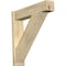 Ekena Millwork Traditional Block Rough Sawn Outlooker, Douglas Fir, 8"W x 36"D x 36"H OUT08X36X36TRA05RDF - alternate 1